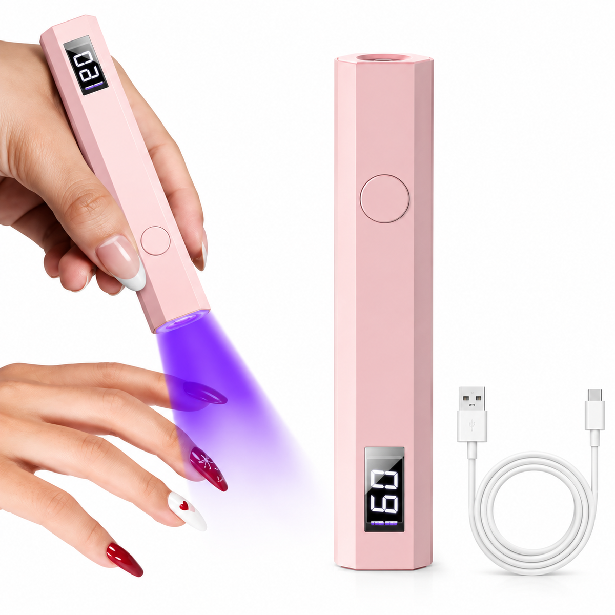 Curele™ · Uñas de Gel en Lápiz con Mini Lámpara UV